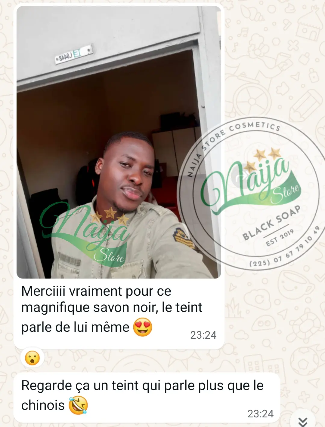 Client — le teint parle plus que le chinois