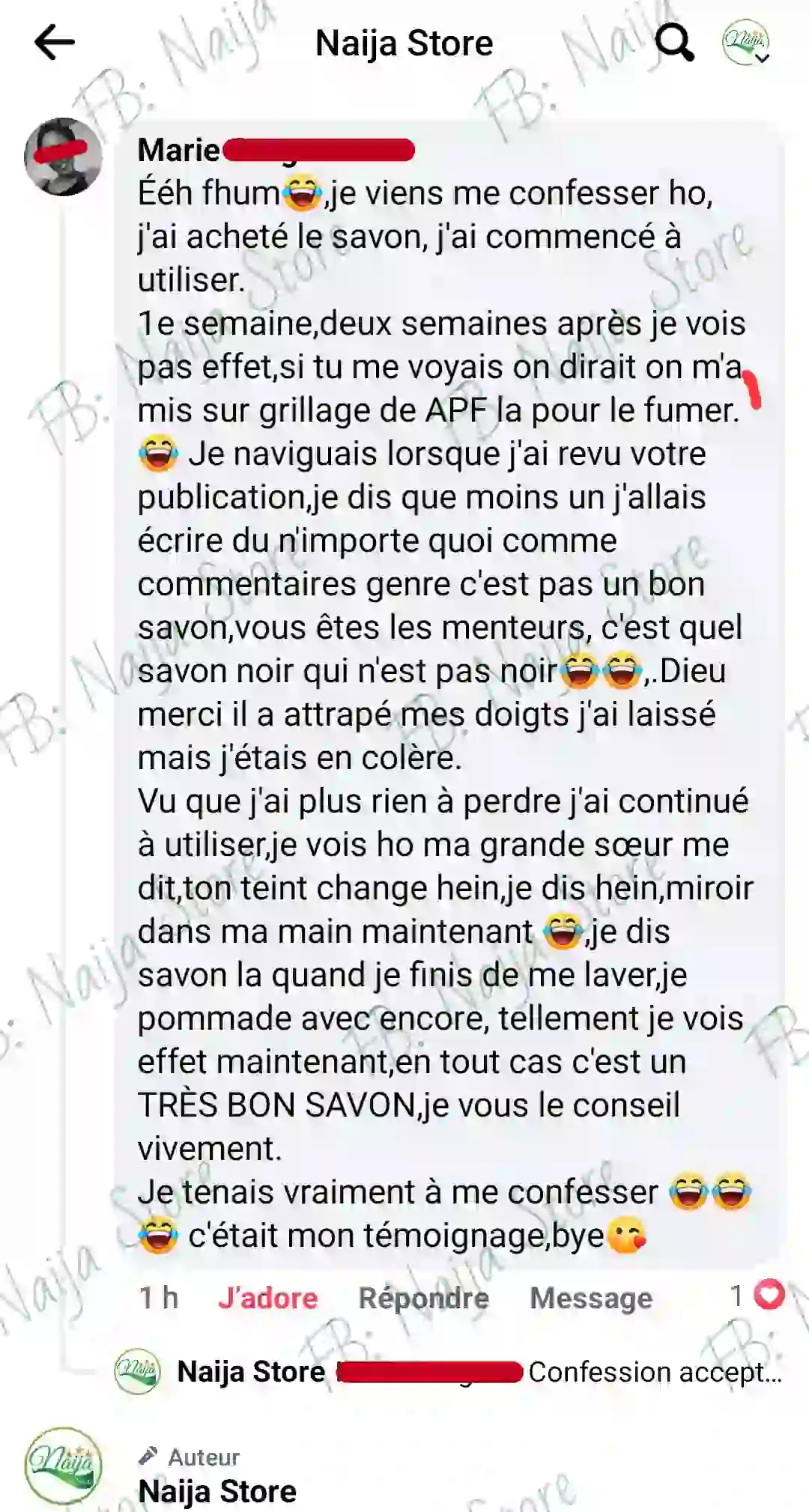 Témoignage client Marie — Je viens me confesser