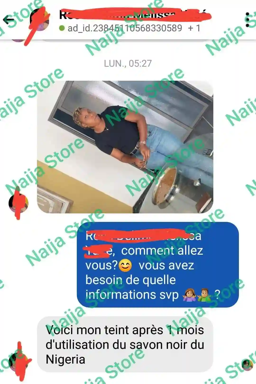 Témoignage Facebook Sofia — mon teint est juste waouh